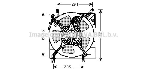 AVA QUALITY COOLING Tuuletin, moottorin jäähdytys MT7508